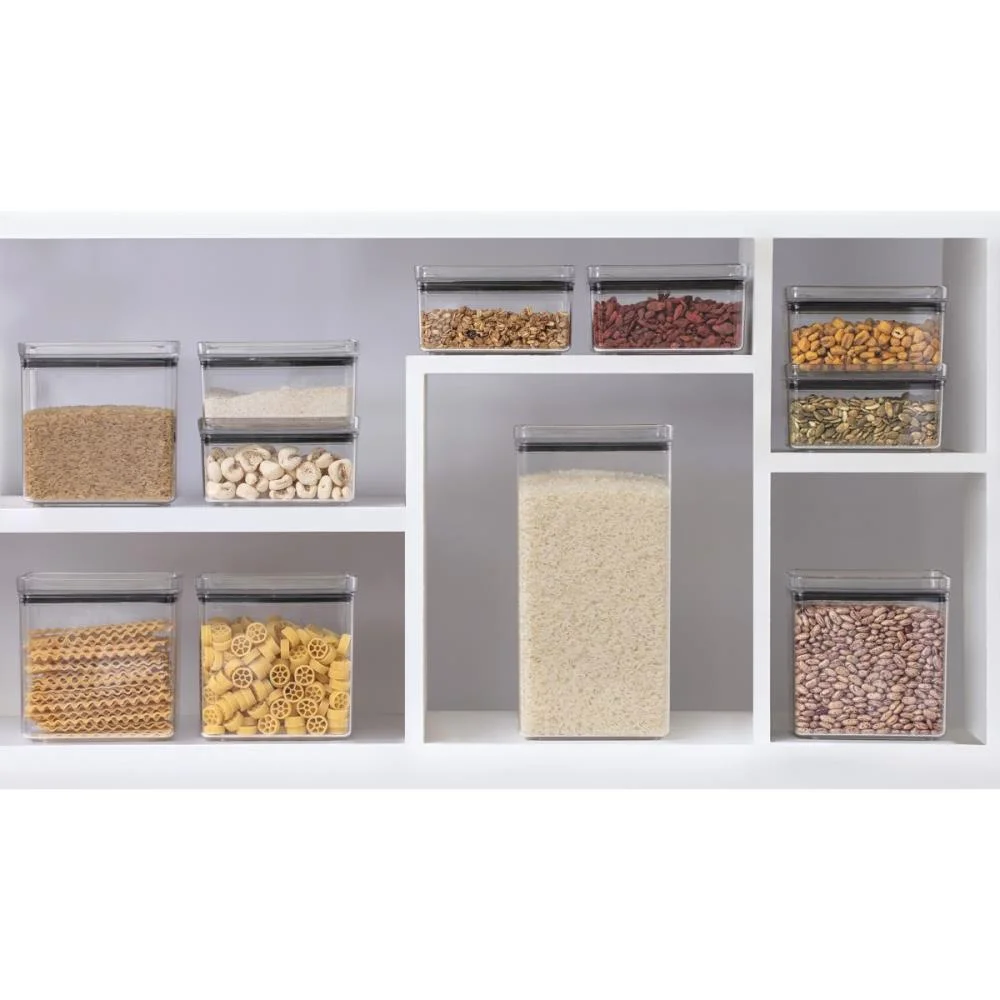 POTE ACRILICO HERMETIC 2.600ML LUMINI RETANG PARAMOUNT (UNIDADE) - imagem 3