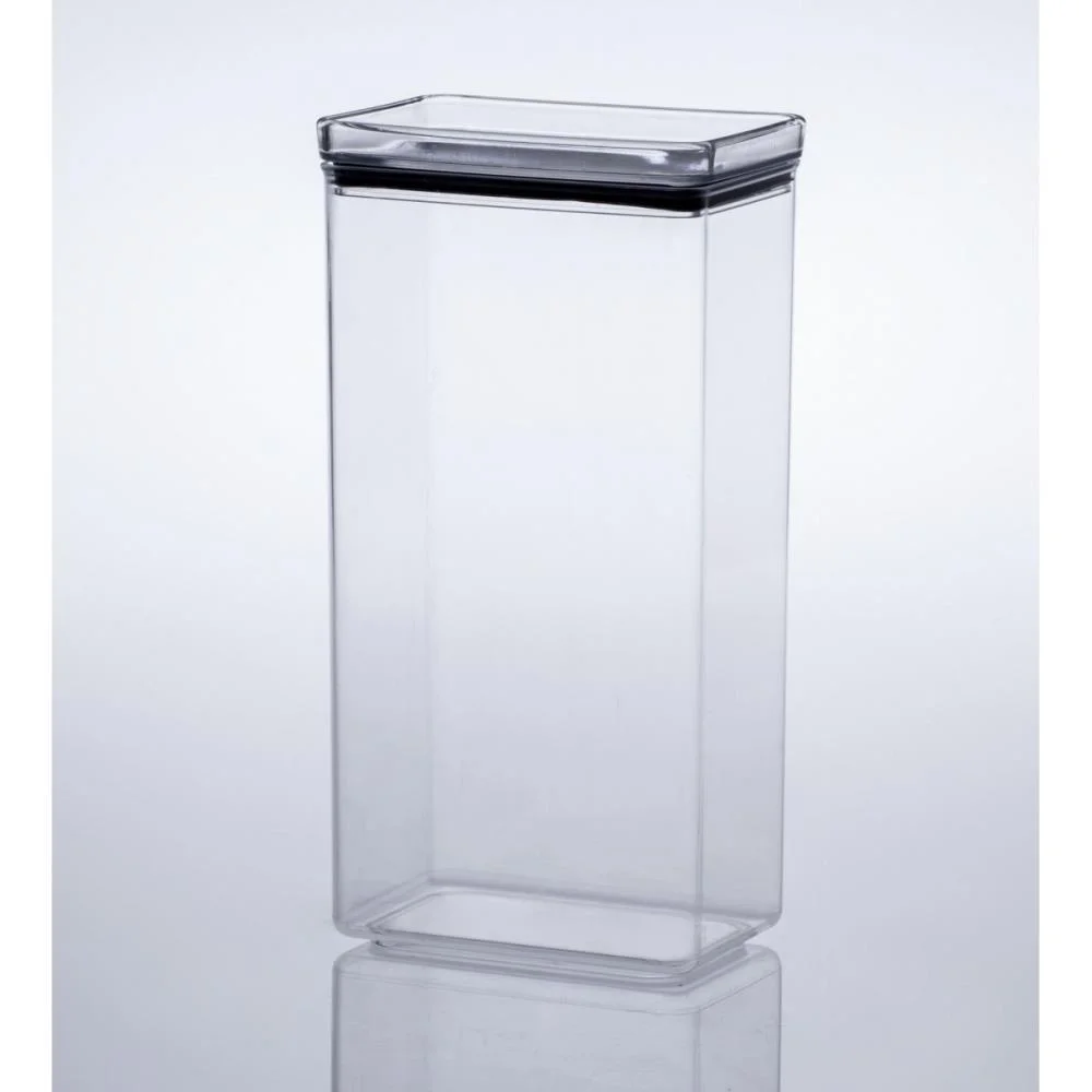 POTE ACRILICO HERMETIC 2.600ML LUMINI RETANG PARAMOUNT (UNIDADE) - imagem 4