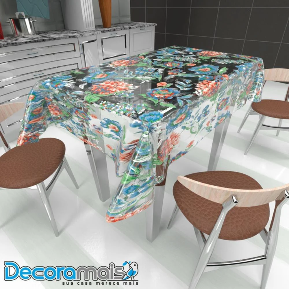 PLASTICO ESTAMPADO DECORAMAIS SOPHIA 1,40 X 30M. PLASTVINIL (ROLO) - imagem 4