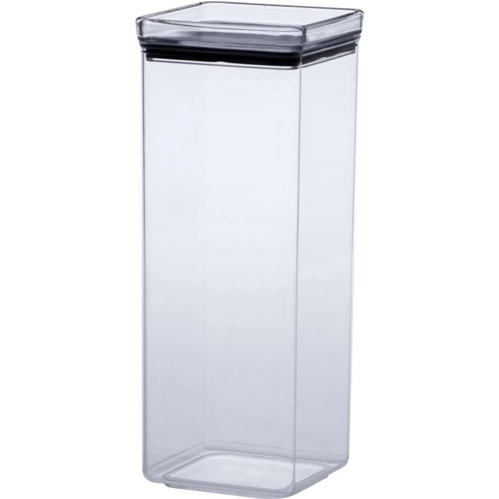 POTE ACRILICO HERMETIC 2.200ML LUMINI QUADRA PARAMOUNT (UNIDADE) - imagem 5