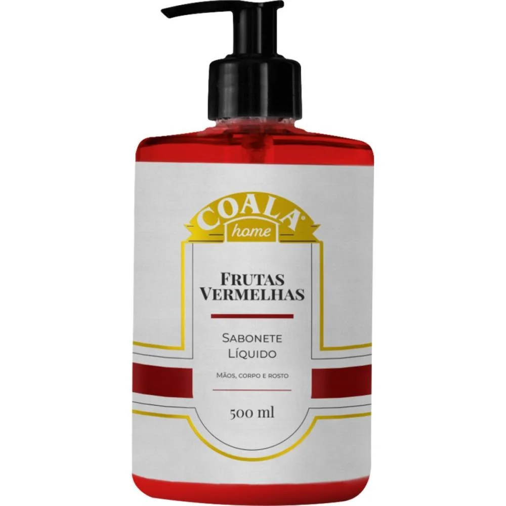SABONETE LIQUIDO COALA FRUTAS VERM. 500ML COALA (UNIDADE) - imagem 2