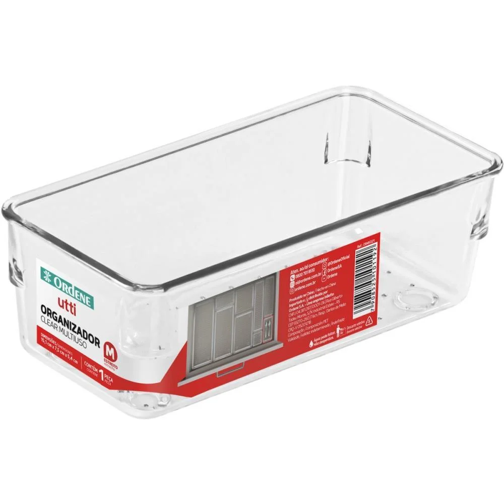 POTE ACRILICO HERMETIC 7,5CM M RETANGULAR ORDENE (UNIDADE) - imagem 3