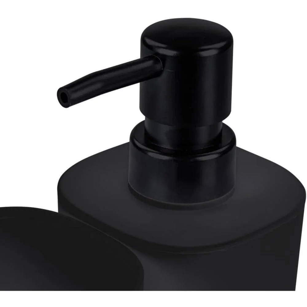 UTENSILIOS PARA BANHEIRO KIT 3PCS PARA PIA PRETO ORDENE (KIT) - imagem 7