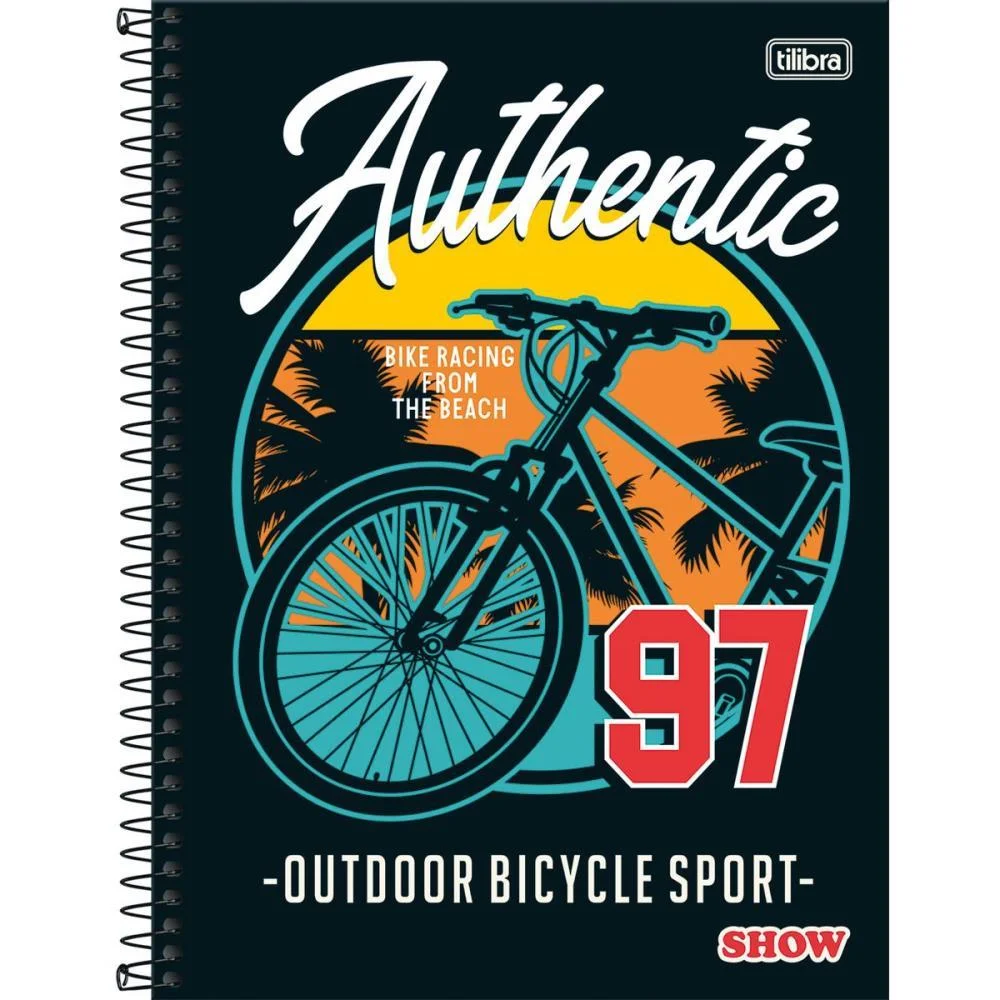 CADERNO 16X1 CAPA DURA SHOW 256FLS. MASCULINO TILIBRA (PCT.C/02) - imagem 4