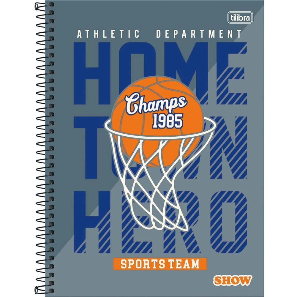 CADERNO 16X1 CAPA DURA SHOW 256FLS. MASCULINO TILIBRA (PCT.C/02) - imagem 5