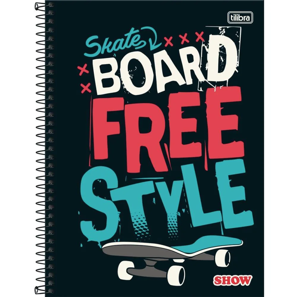 CADERNO 20X1 CAPA DURA SHOW 320FLS. MASCULINO TILIBRA (PCT.C/02) - imagem 6