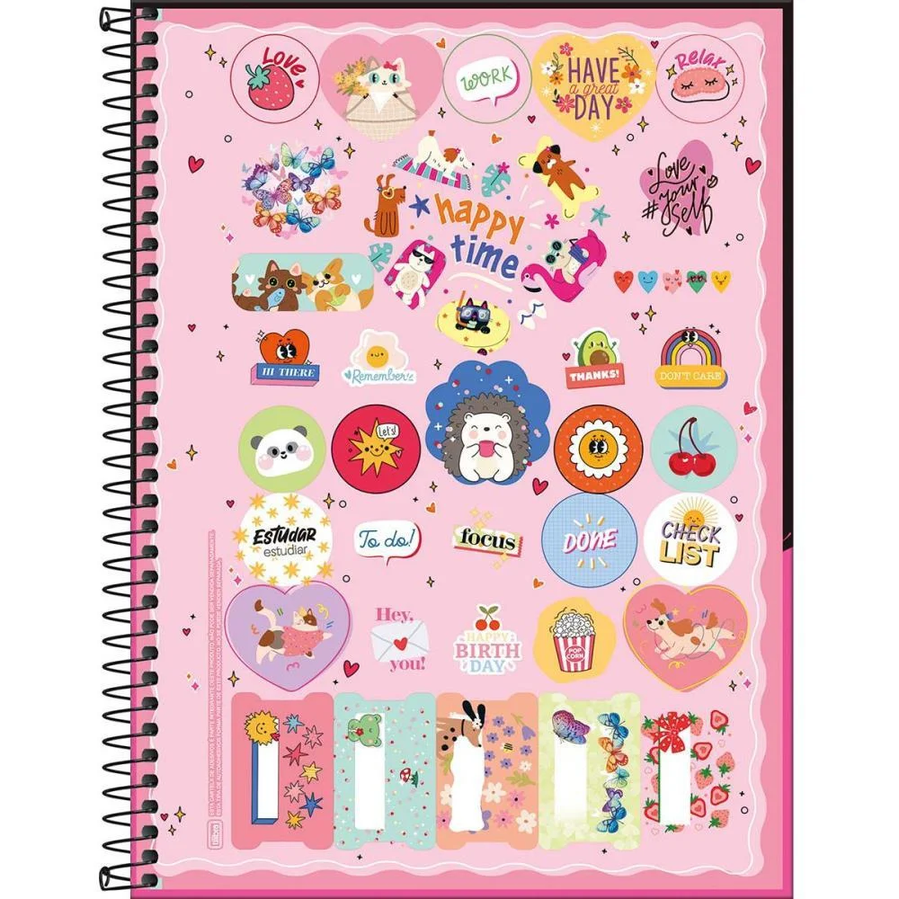 CADERNO 20X1 CAPA DURA BLOOM 320 FOLHAS TILIBRA (PCT.C/02) - imagem 3