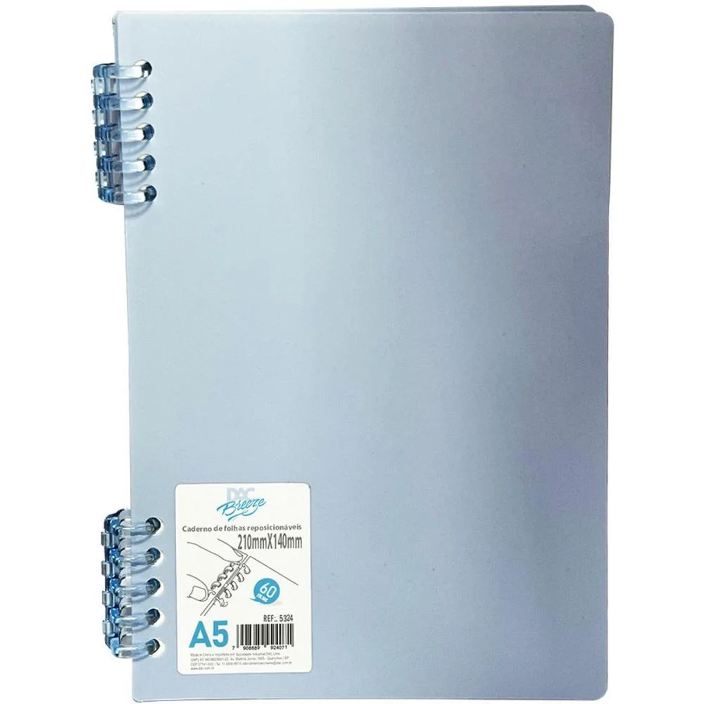 CADERNO A5 AZUL BREEZE 60FLS. 14X21CM DAC (UNIDADE) - imagem 2