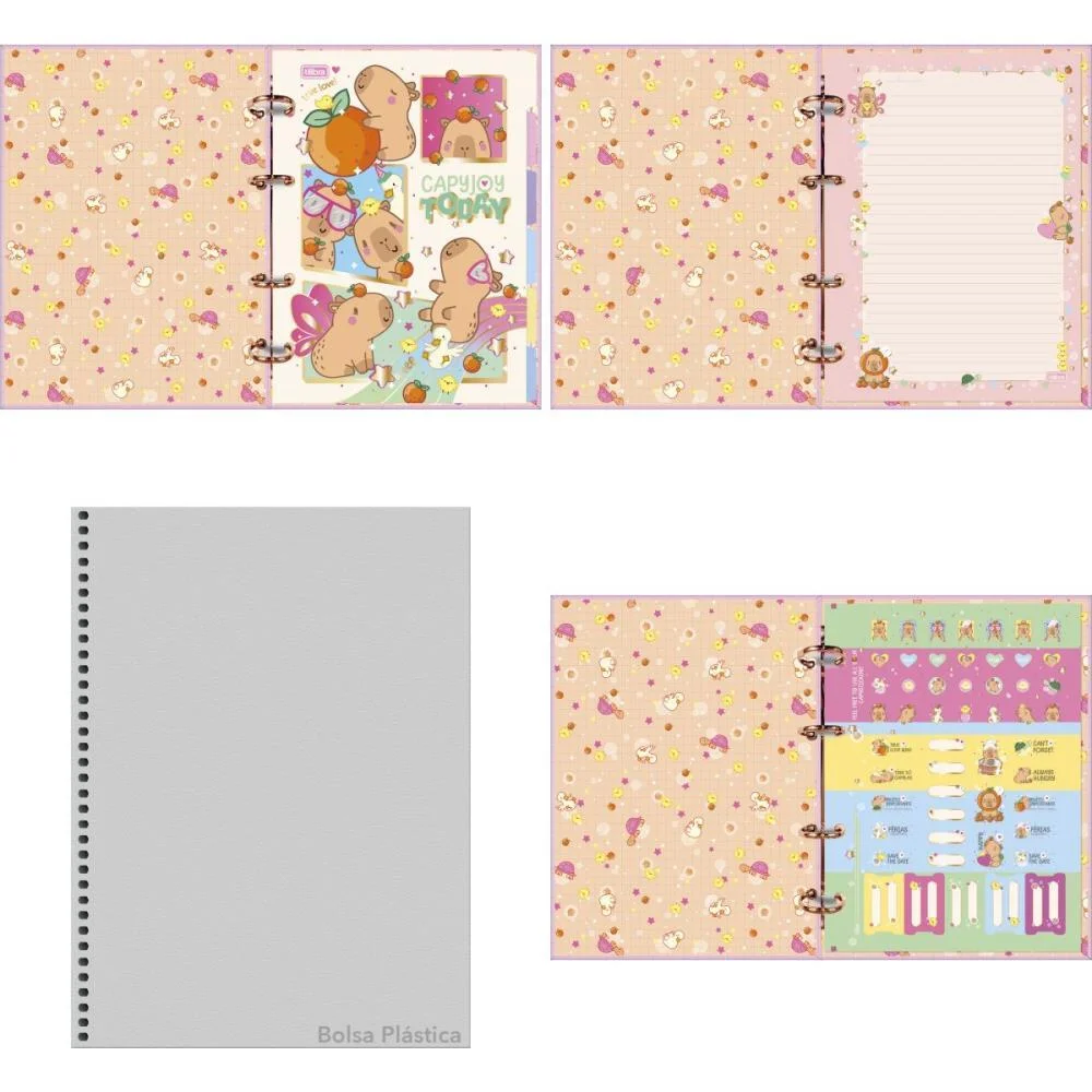 CADERNO ARGOLADO CAPYCLUB 80FLS 177X240MM TILIBRA (UNIDADE) - imagem 3