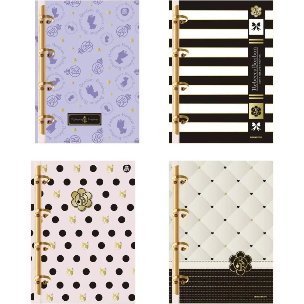 CADERNO ARGOLADO REBECCA BONBON 160F ANIMATIVA (UNIDADE) - imagem 2