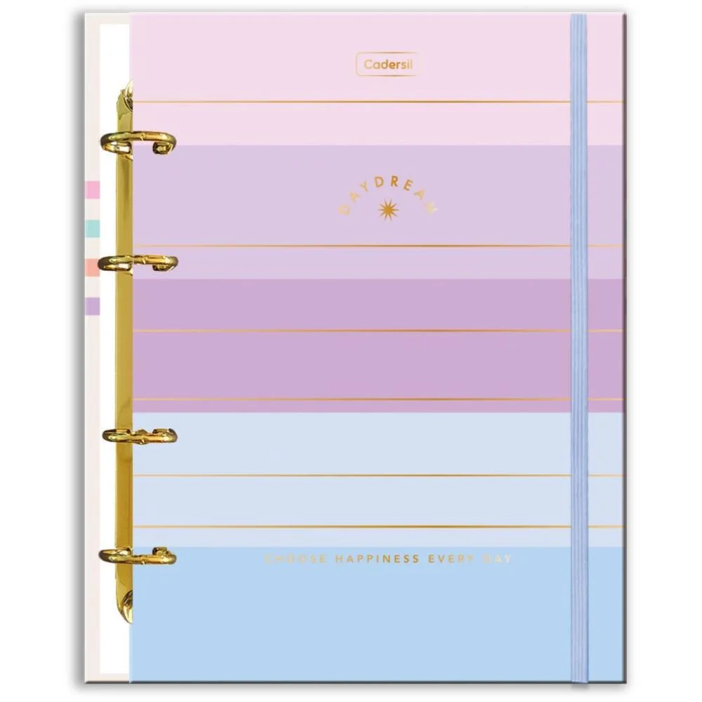 CADERNO ARGOLADO DAYDREAM C/ELAST+ 6DIVIS.80F(S CADERSIL (UNIDADE) - imagem 4