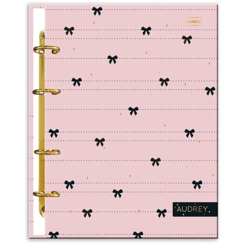 CADERNO ARGOLADO AUDREY C/6 DIVISORIAS 80FLS(S) CADERSIL (UNIDADE) - imagem 3