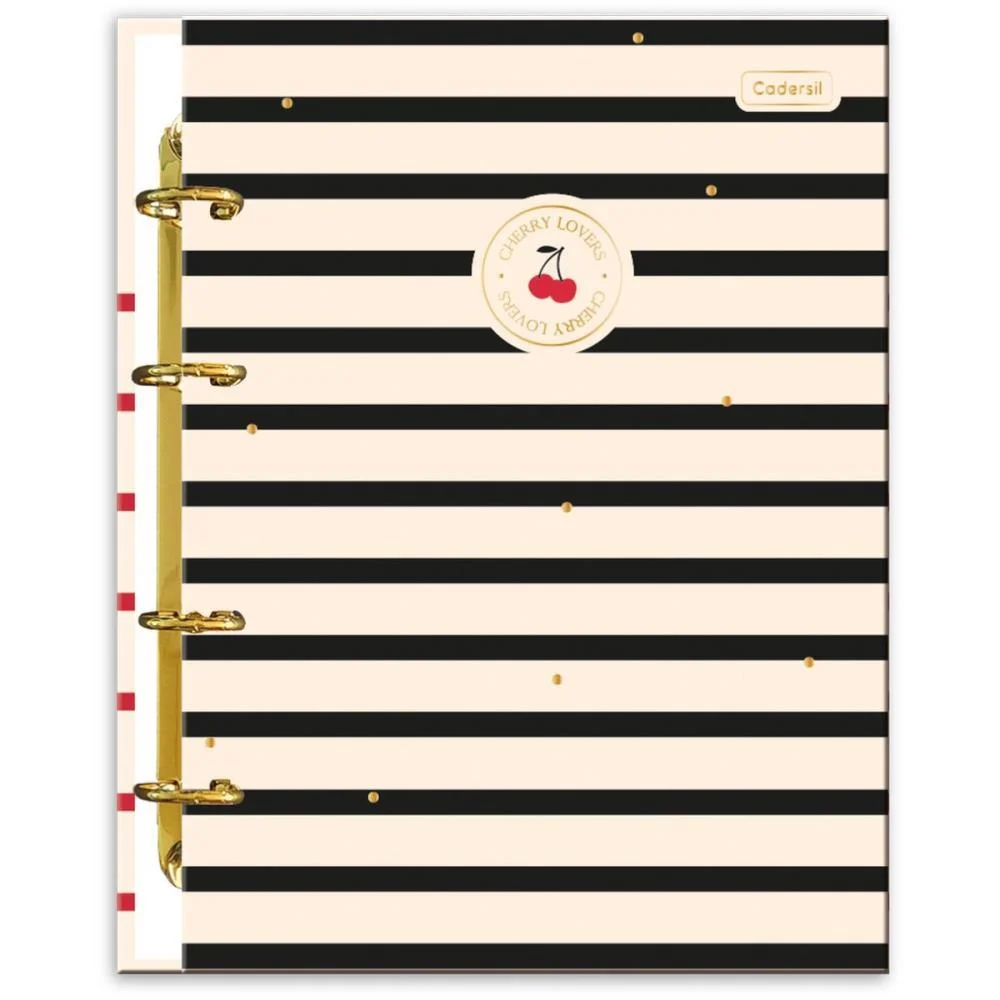 CADERNO ARGOLADO CHERRY LOVERS C/6DIVIS.80F(S CADERSIL (UNIDADE) - imagem 4