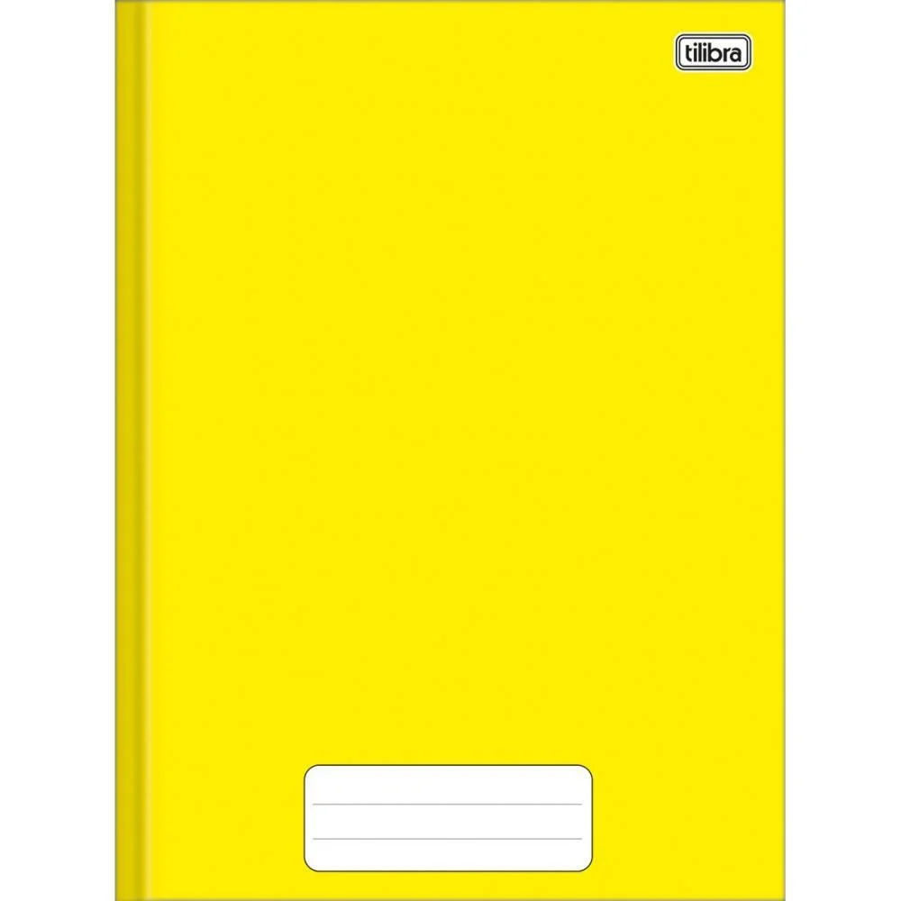 CADERNO BROCHURA 1/4 CAPA DURA PEPPER 80 FOLHAS AMARELO TILIBRA (PCT.C/05) - imagem 2
