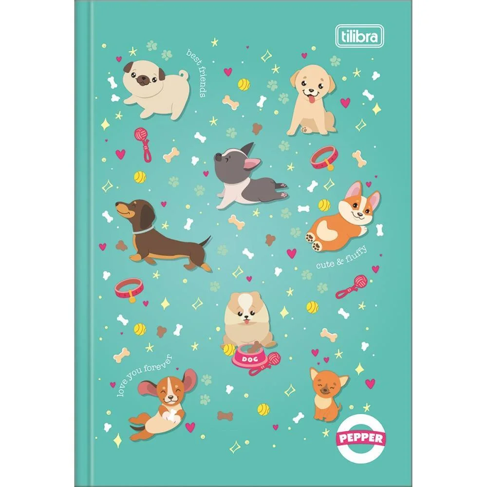 CADERNO BROCHURA 1/4 CAPA DURA PEPPER 80FLS. TILIBRA (PCT.C/05) - imagem 4