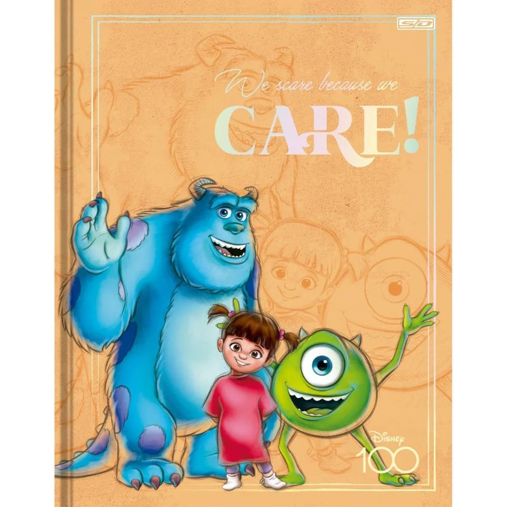 CADERNO BROCHURA 1/4 CAPA DURA DISNEY 100 160F ANIMATIVA (PCT.C/02) - imagem 5