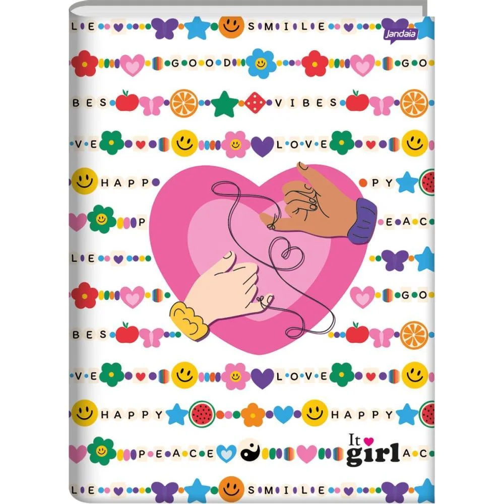 CADERNO BROCHURA 1/4 CAPA DURA IT GIRL 96FLS. JANDAIA (PCT.C/05) - imagem 6