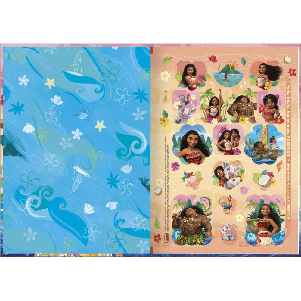 CADERNO BROCHURA 1/4 CAPA DURA MOANA 80FLS TILIBRA (PCT.C/05) - imagem 4