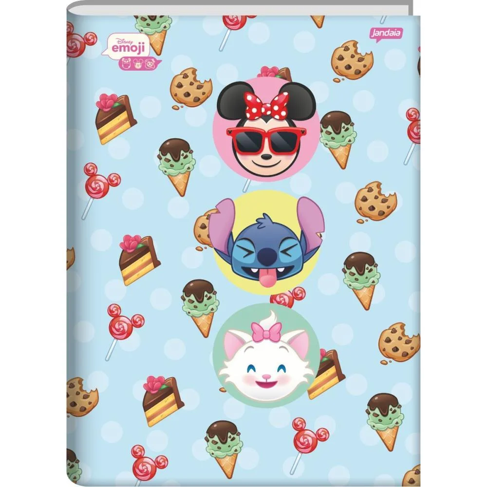 CADERNO BROCHURA 1/4 CAPA DURA DISNEY EMOJI 80FLS. JANDAIA (PCT.C/05) - imagem 7