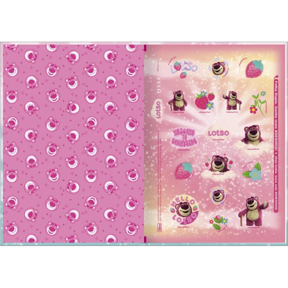 CADERNO BROCHURA 1/4 CAPA DURA LOTSO 80FLS TILIBRA (PCT.C/05) - imagem 3