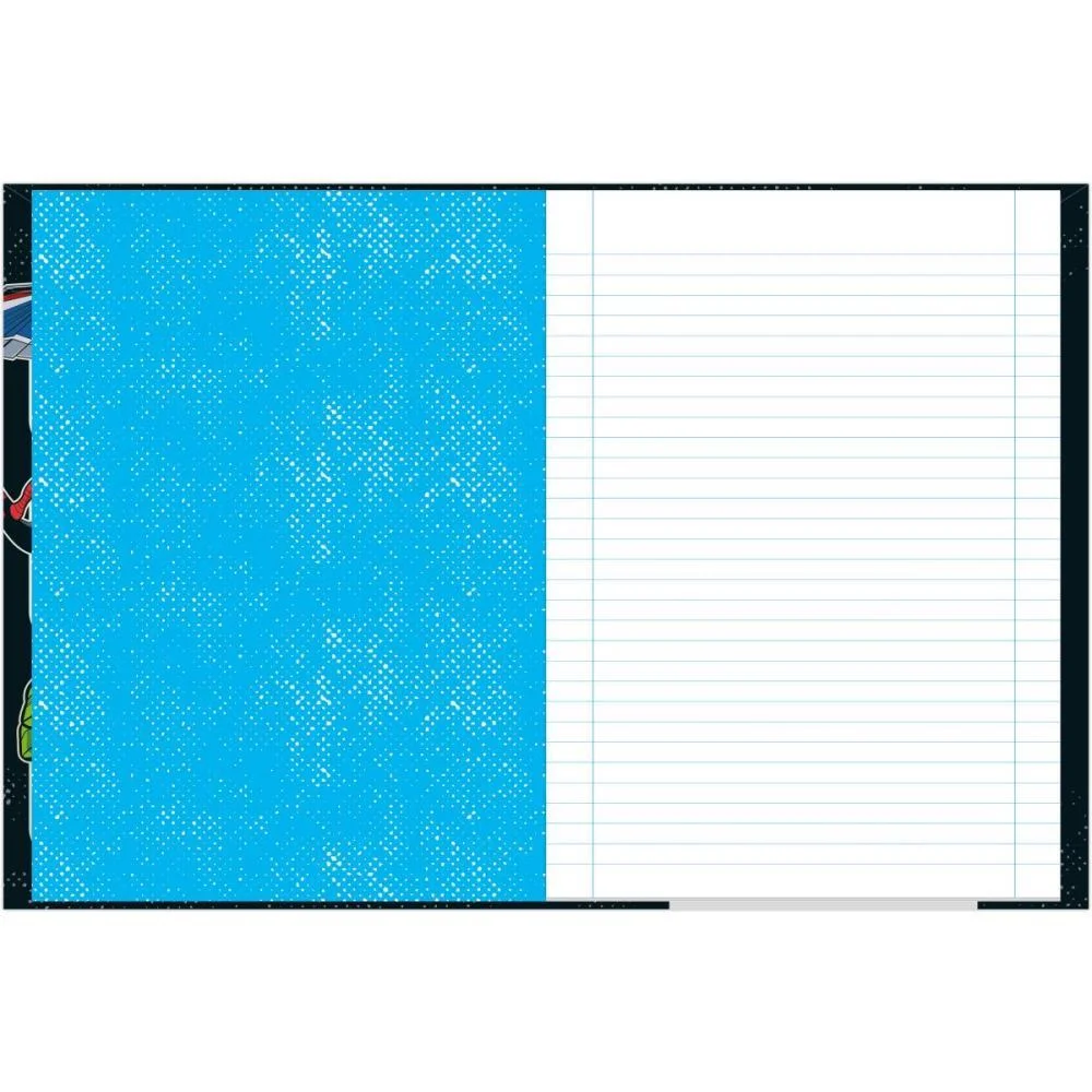 CADERNO BROCHURA 1/4 CAPA DURA MARVEL COMICS 80FLS FORONI (PCT.C/05) - imagem 7