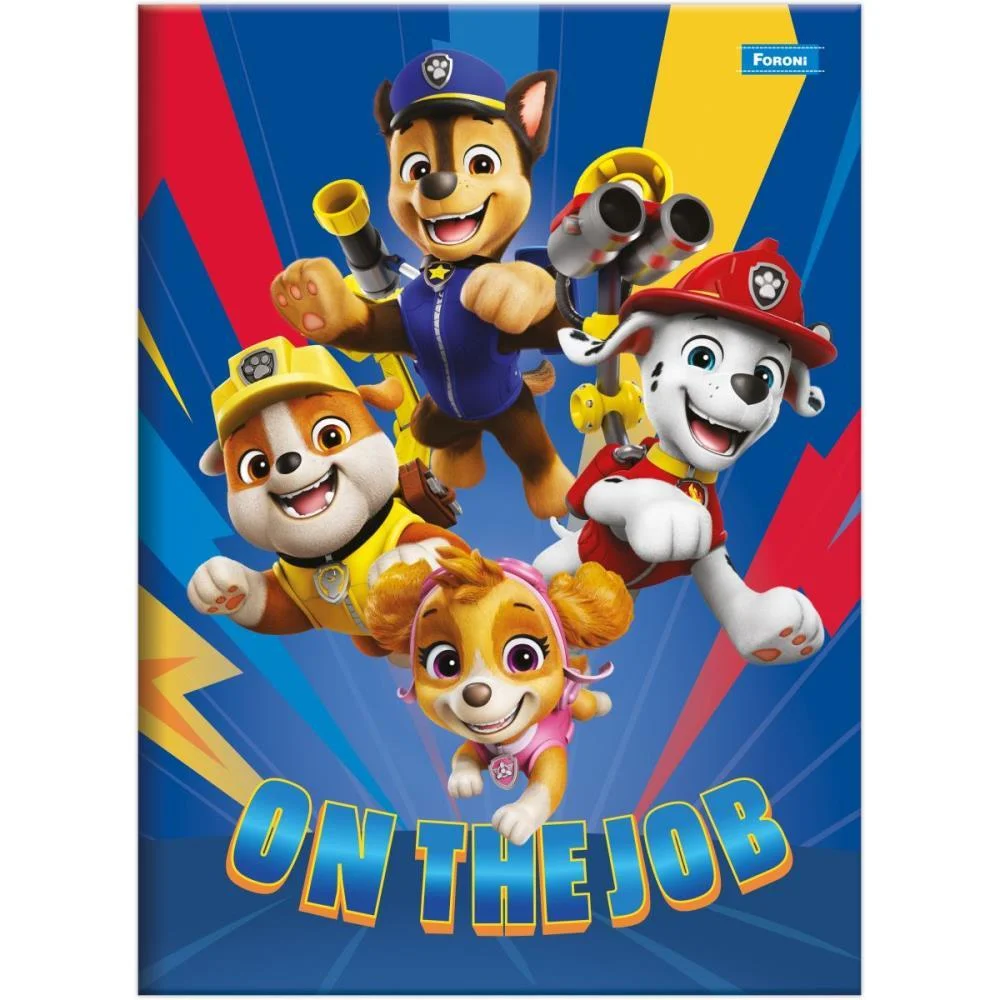 CADERNO BROCHURA 1/4 CAPA DURA PATRULHA CANINA 48F FORONI (PCT.C/05) - imagem 3