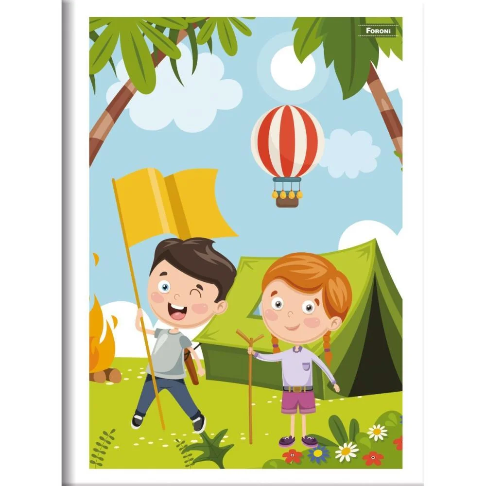 CADERNO BROCHURAO CAPA INFANTIL 80 FOLHAS FORONI (PCT.C/10) - imagem 2