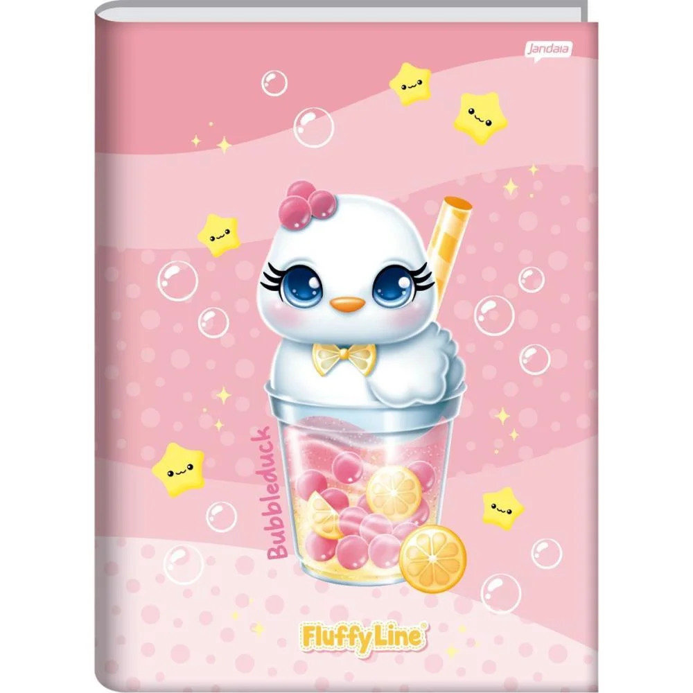 CADERNO BROCHURA 1/4 CAPA DURA FLUFFY 80FLS. JANDAIA (PCT.C/05) - imagem 7