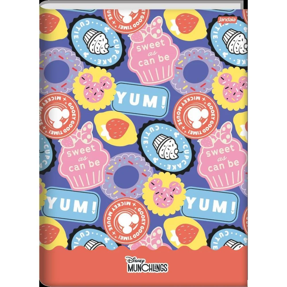 CADERNO BROCHURA 1/4 CAPA DURA DISNEY MUNCHILLINGS 80FLS JANDAIA (PCT.C/05) - imagem 5