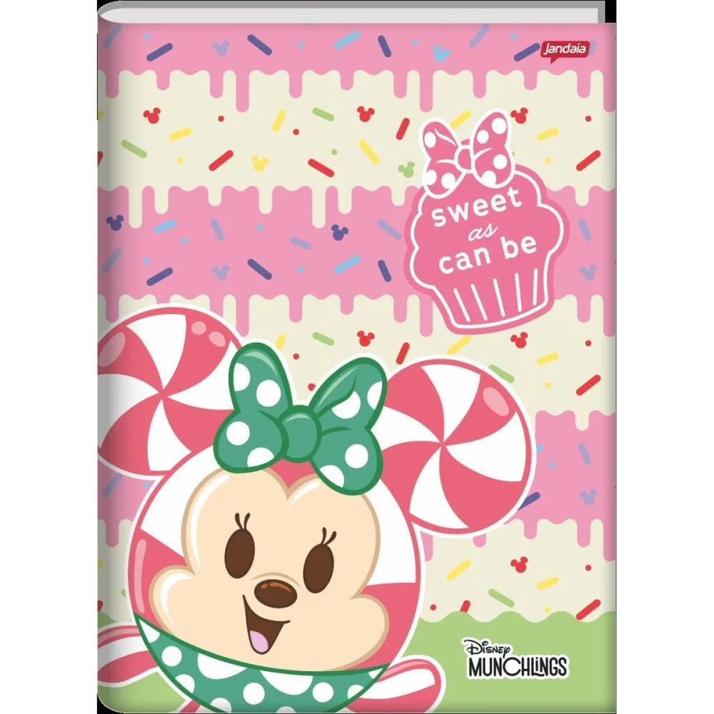 CADERNO BROCHURA 1/4 CAPA DURA DISNEY MUNCHILLINGS 80FLS JANDAIA (PCT.C/05) - imagem 6