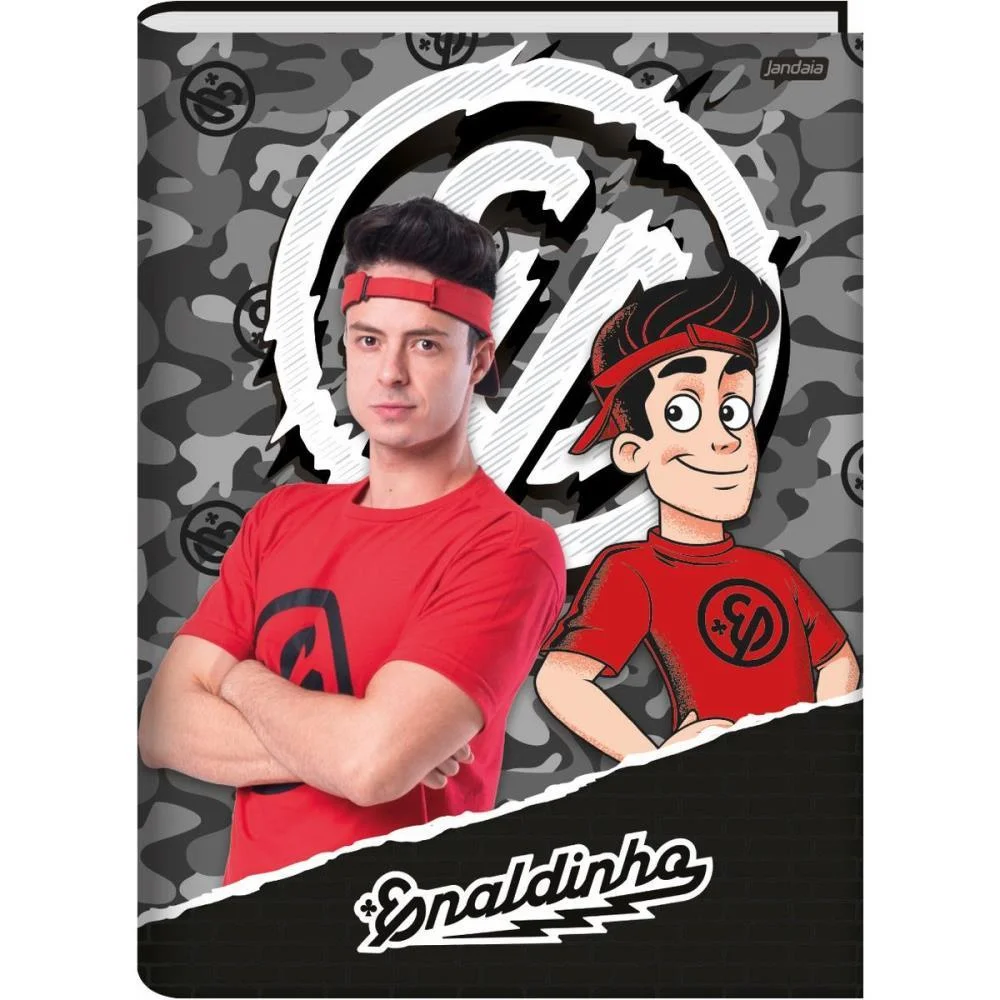 CADERNO BROCHURA 1/4 CAPA DURA ENALDINHO 80FLS. JANDAIA (PCT.C/05) - imagem 4