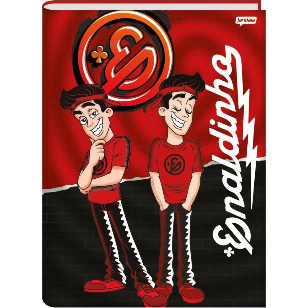 CADERNO BROCHURA 1/4 CAPA DURA ENALDINHO 80FLS. JANDAIA (PCT.C/05) - imagem 5