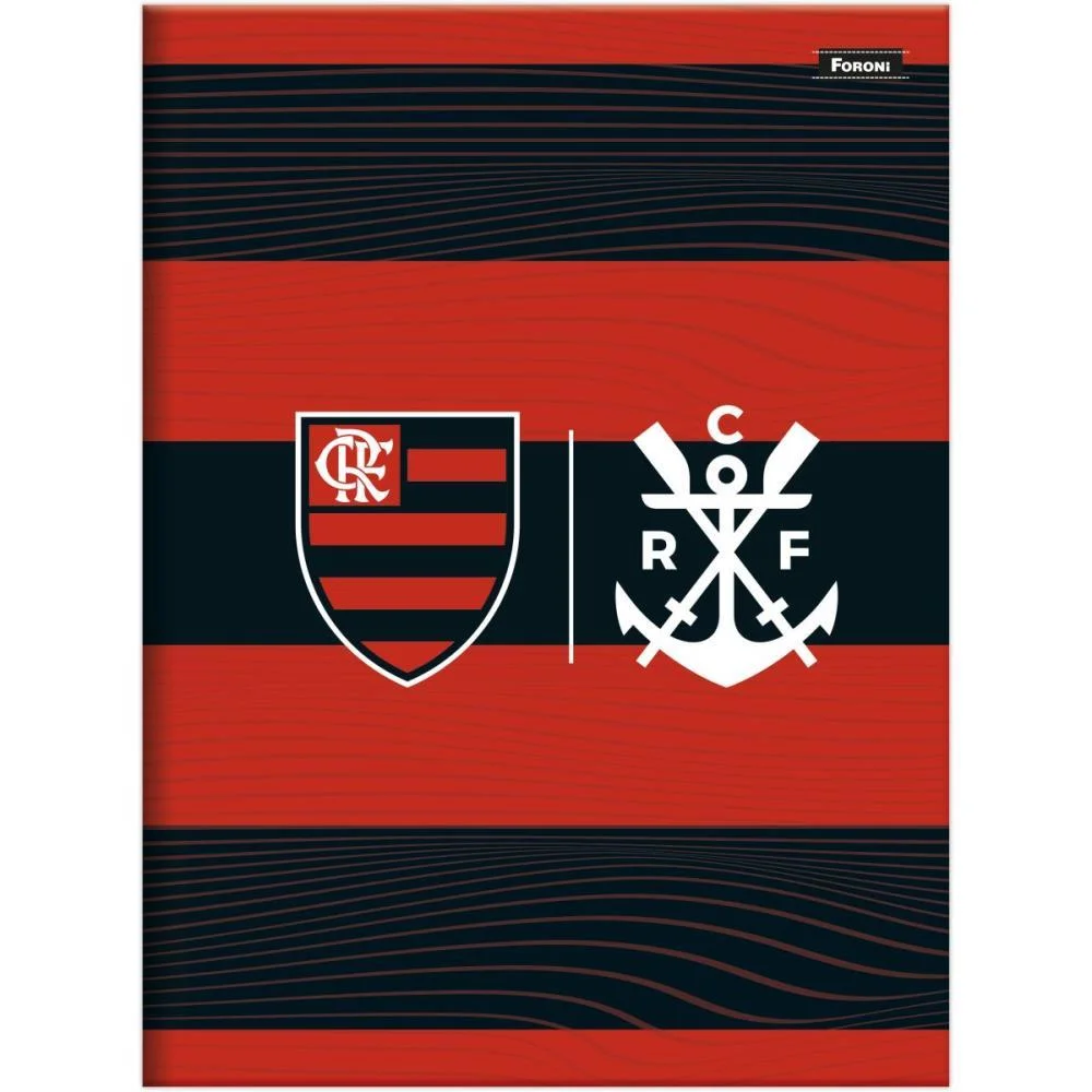 CADERNO BROCHURA 1/4 CAPA DURA FLAMENGO 80FLS FORONI (PCT.C/05) - imagem 4