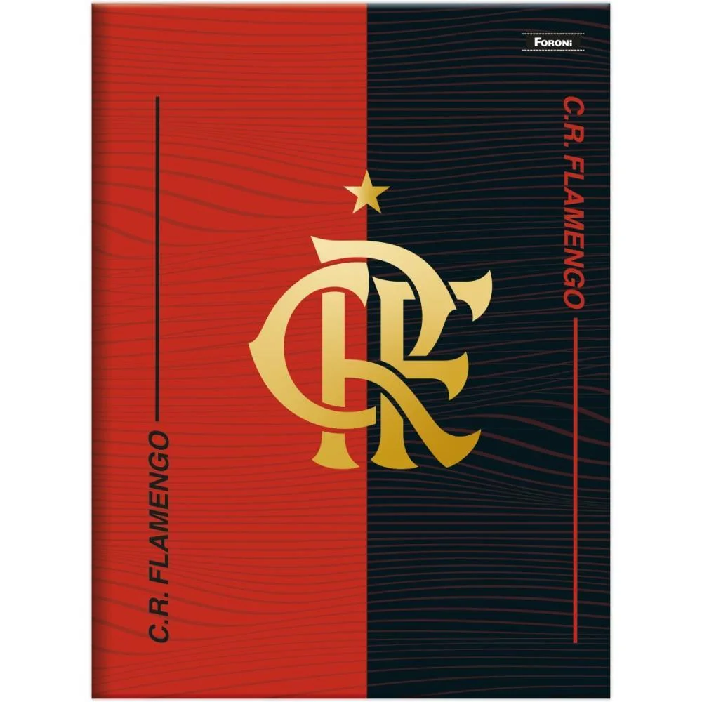 CADERNO BROCHURA 1/4 CAPA DURA FLAMENGO 80FLS FORONI (PCT.C/05) - imagem 6