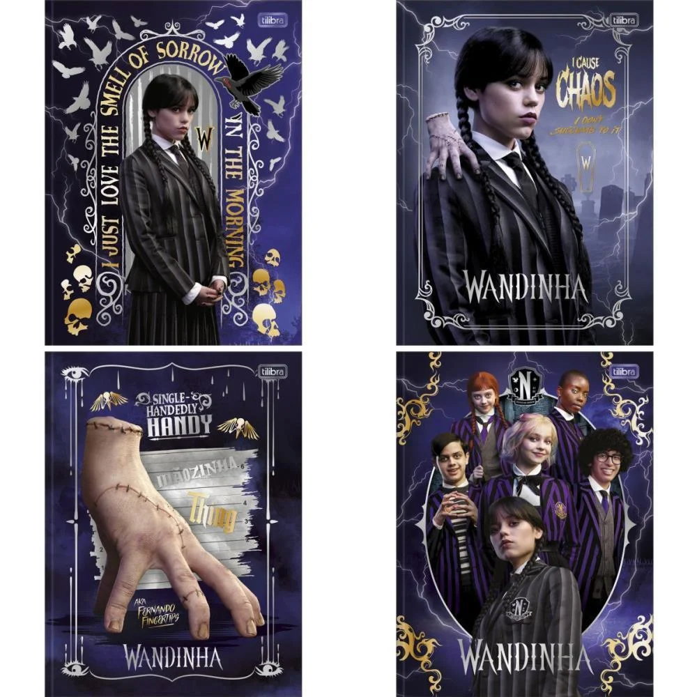 CADERNO BROCHURAO CAPA DURA WANDINHA 80FLS. TILIBRA (PCT.C/05) - imagem 2