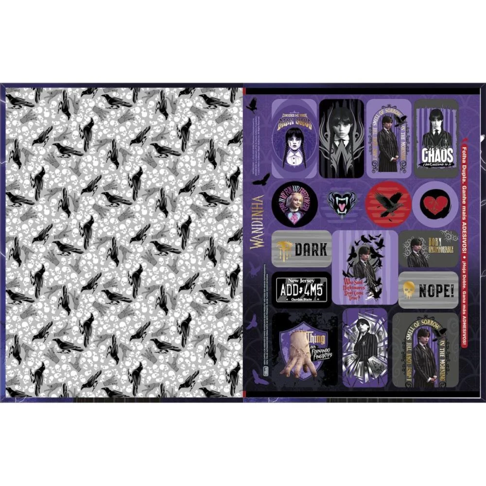 CADERNO BROCHURAO CAPA DURA WANDINHA 80FLS. TILIBRA (PCT.C/05) - imagem 3