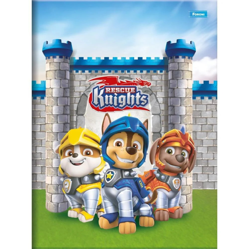 CADERNO BROCHURAO CAPA DURA PATRULHA CANINA 80FLS. FORONI (PCT.C/05) - imagem 4