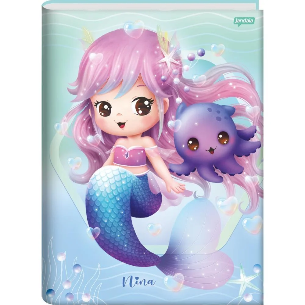 CADERNO BROCHURAO CAPA DURA NINA 80FLS JANDAIA (PCT.C/05) - imagem 7