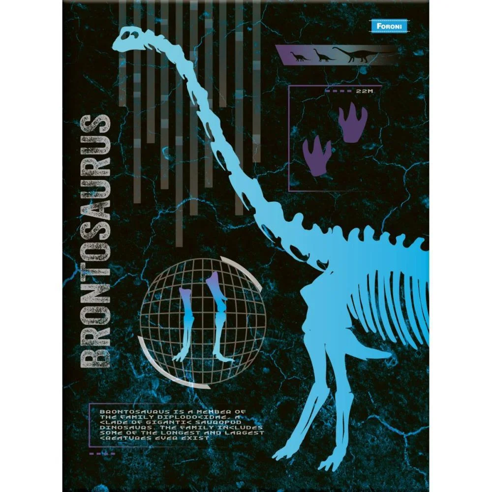 CADERNO BROCHURAO CAPA DURA SAUROS 80F FORONI (PCT.C/05) - imagem 3