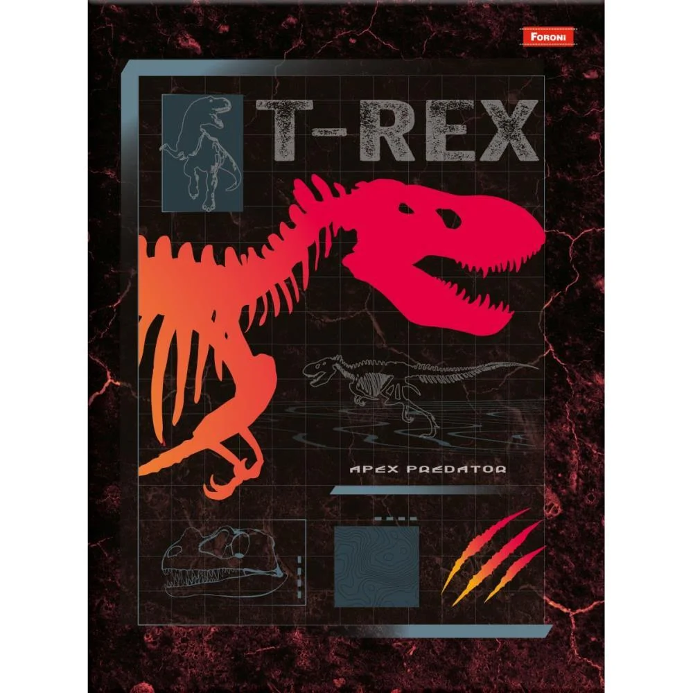 CADERNO BROCHURAO CAPA DURA SAUROS 80F FORONI (PCT.C/05) - imagem 8