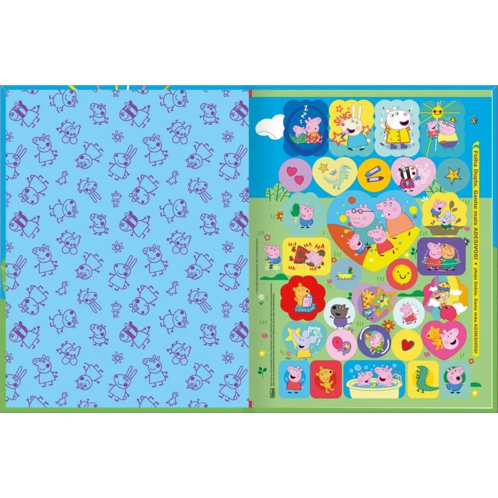 CADERNO BROCHURAO CAPA DURA PEPPA PIG 80FLS TILIBRA (PCT.C/05) - imagem 3