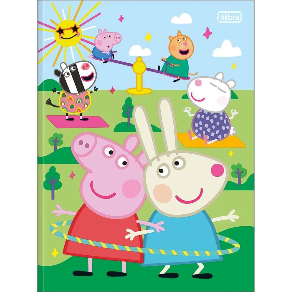 CADERNO BROCHURAO CAPA DURA PEPPA PIG 80FLS TILIBRA (PCT.C/05) - imagem 4