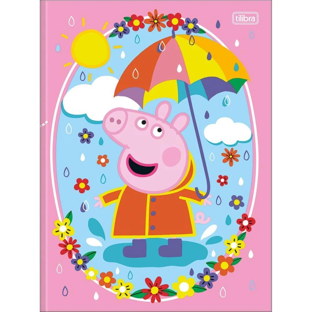 CADERNO BROCHURAO CAPA DURA PEPPA PIG 80FLS TILIBRA (PCT.C/05) - imagem 6