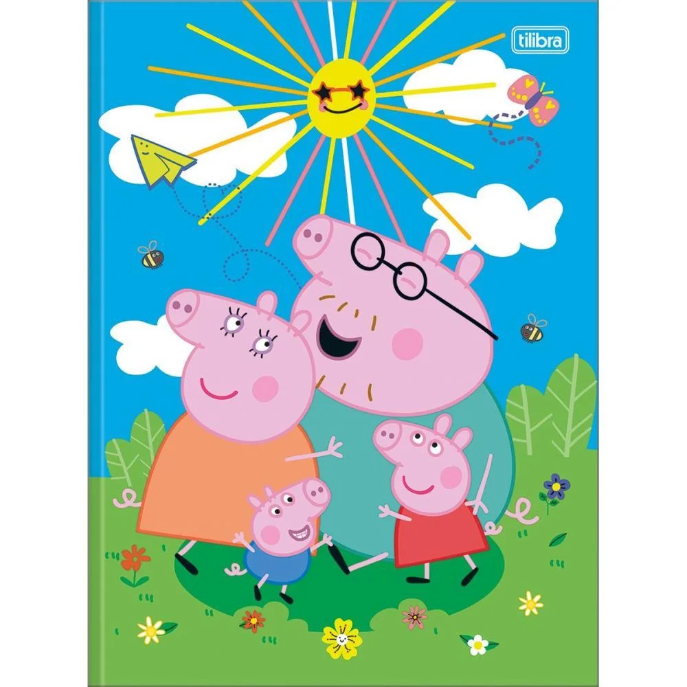 CADERNO BROCHURAO CAPA DURA PEPPA PIG 80FLS TILIBRA (PCT.C/05) - imagem 7