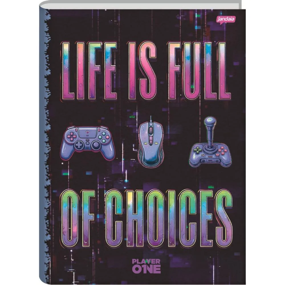 CADERNO BROCHURAO CAPA DURA PLAYER 80FLS. JANDAIA (PCT.C/05) - imagem 4