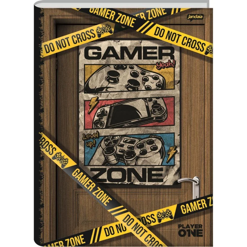 CADERNO BROCHURAO CAPA DURA PLAYER 80FLS. JANDAIA (PCT.C/05) - imagem 5