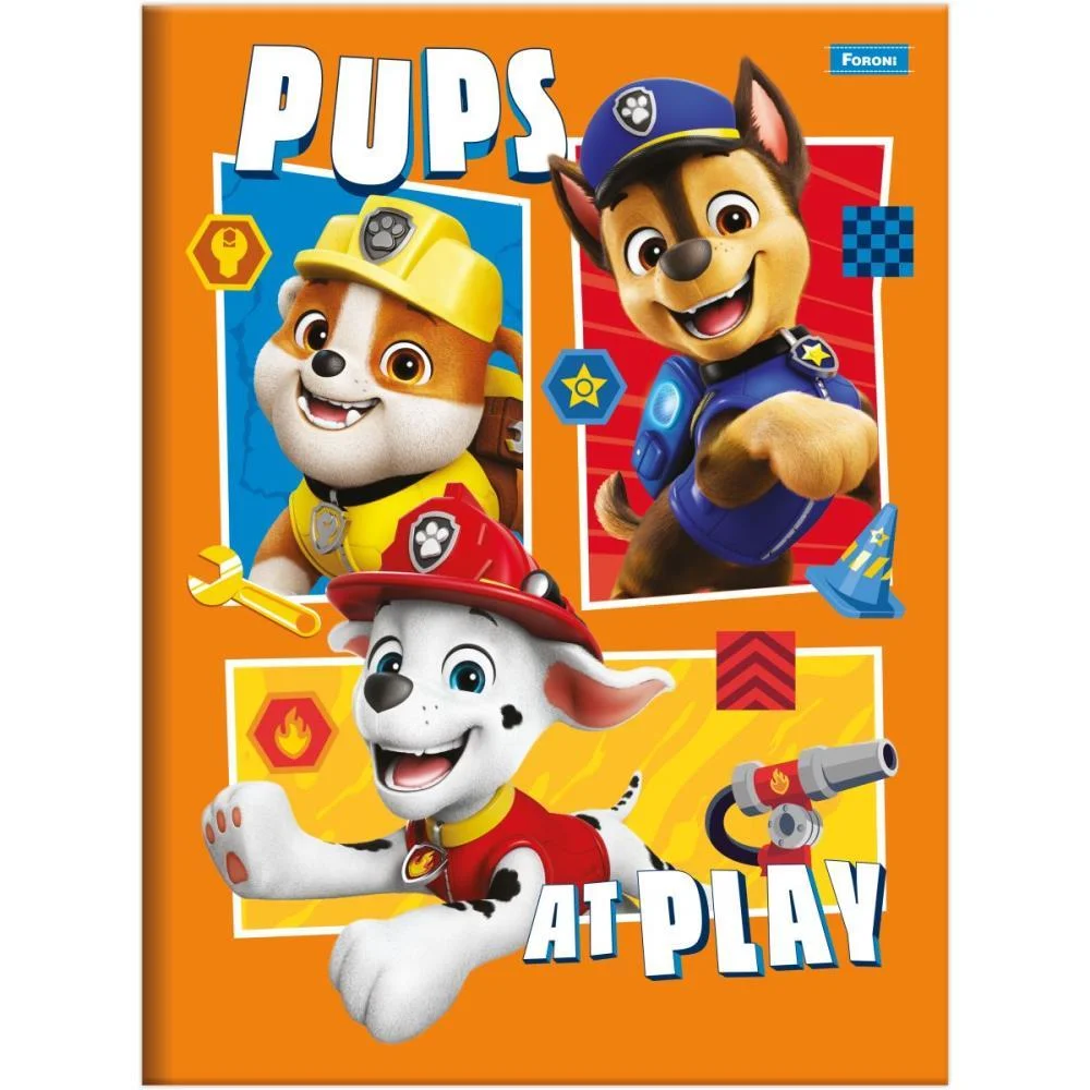 CADERNO BROCHURAO CAPA DURA PATRULHA CANINA 48F FORONI (PCT.C/05) - imagem 2