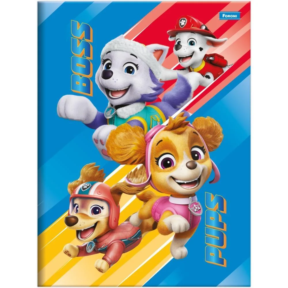 CADERNO BROCHURAO CAPA DURA PATRULHA CANINA 48F FORONI (PCT.C/05) - imagem 6