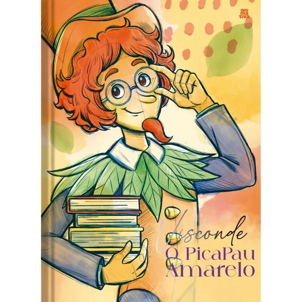 CADERNO BROCHURAO CAPA DURA O PICA PAU AMARELO 80F ANIMATIVA (PCT.C/05) - imagem 5