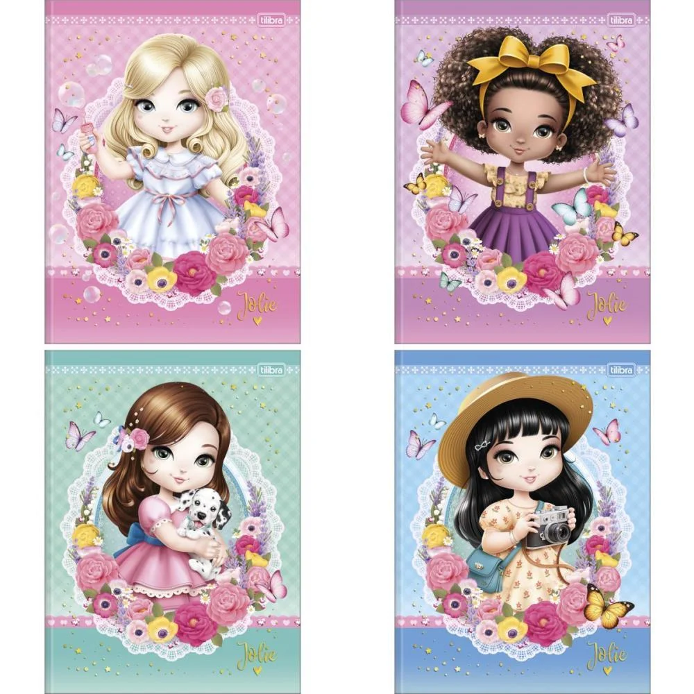 CADERNO BROCHURAO CAPA DURA JOLIE 48 FOLHAS TILIBRA (PCT.C/05) - imagem 4